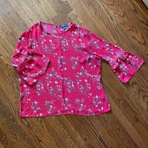 Primark Cherry Blossom Floral Blouse - Size 16